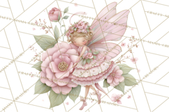 Whimsical Fairy World Clipart, Pastel Fairy Houses Png Product Image 3