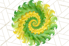 Retro 70s Psychedelic Clipart PNG, Groovy Flowers Product Image 2