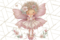 Whimsical Fairy World Clipart, Pastel Fairy Houses Png Product Image 3