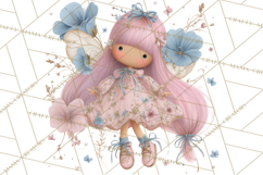 Whimsical Fairy World Clipart, Pastel Fairy Houses Png Product Image 4