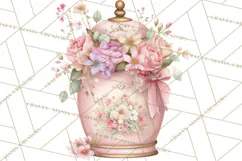 Blossom Tea Party Clipart, Pastel Tea Party Png Product Image 5