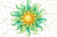 Retro 70s Psychedelic Clipart PNG, Groovy Flowers Product Image 3