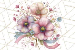 Whimsical Fairy World Clipart, Pastel Fairy Houses Png Product Image 4