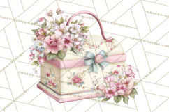 Blossom Tea Party Clipart, Pastel Tea Party Png Product Image 5