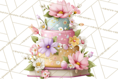 Easter Frogs in Fancy Fits, Cute Spring Clipart Png Product Image 3