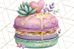 Dessert Clipart, Girly Pastel Sweets, Cupcakes Cookies Png Product Image 4