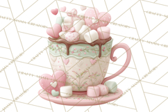 Sweet Treats Patisserie Clipart PNG Valentine Bakery Png Product Image 5
