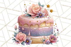 Dessert Clipart, Girly Pastel Sweets, Cupcakes Cookies Png Product Image 5