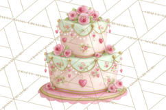 Sweet Treats Patisserie Clipart PNG Valentine Bakery Png Product Image 2