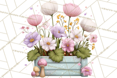 Easter Baby Dragon Clipart, Cute Pastel Spring Dragons Png Product Image 4