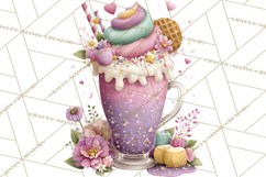 Dessert Clipart, Girly Pastel Sweets, Cupcakes Cookies Png Product Image 5
