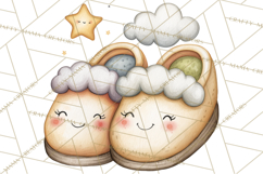 Spring Cozy Home Clipart, Cute Kawaii House Decor Icons PNG Product Image 5