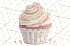 Sweet Treats Patisserie Clipart PNG Valentine Bakery Png Product Image 2