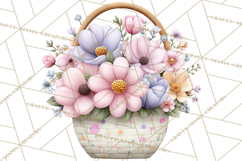 Easter Baby Dragon Clipart, Cute Pastel Spring Dragons Png Product Image 2