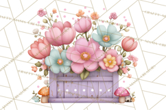 Easter Baby Dragon Clipart, Cute Pastel Spring Dragons Png Product Image 3