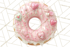 Sweet Treats Patisserie Clipart PNG Valentine Bakery Png Product Image 4