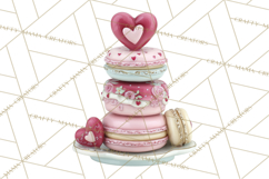 Sweet Treats Patisserie Clipart PNG Valentine Bakery Png Product Image 3