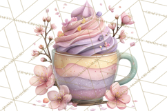 Dessert Clipart, Girly Pastel Sweets, Cupcakes Cookies Png Product Image 3