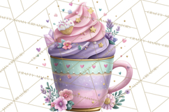 Dessert Clipart, Girly Pastel Sweets, Cupcakes Cookies Png Product Image 4