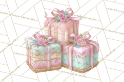 Sweet Treats Patisserie Clipart PNG Valentine Bakery Png Product Image 4