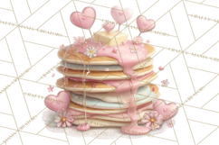 Sweet Treats Patisserie Clipart PNG Valentine Bakery Png Product Image 5