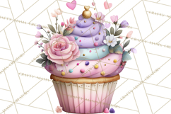 Dessert Clipart, Girly Pastel Sweets, Cupcakes Cookies Png Product Image 3