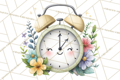 Spring Cozy Home Clipart, Cute Kawaii House Decor Icons PNG Product Image 5