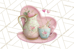 Sweet Treats Patisserie Clipart PNG Valentine Bakery Png Product Image 2