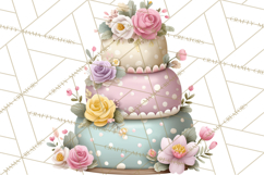 Easter Frogs in Fancy Fits, Cute Spring Clipart Png Product Image 4