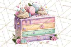 Dessert Clipart, Girly Pastel Sweets, Cupcakes Cookies Png Product Image 5