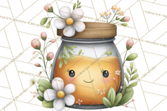 Spring Cozy Home Clipart, Cute Kawaii House Decor Icons PNG Product Image 5