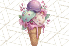 Dessert Clipart, Girly Pastel Sweets, Cupcakes Cookies Png Product Image 2