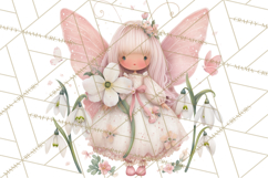 Whimsical Fairy World Clipart, Pastel Fairy Houses Png Product Image 2