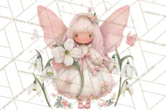 Whimsical Fairy World Clipart, Pastel Fairy Houses Png Product Image 2