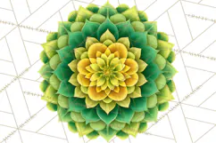 Retro 70s Psychedelic Clipart PNG, Groovy Flowers Product Image 2