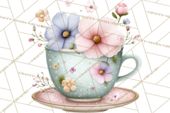 Easter Frogs in Fancy Fits, Cute Spring Clipart Png Product Image 3