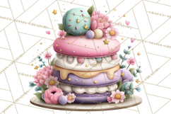 Dessert Clipart, Girly Pastel Sweets, Cupcakes Cookies Png Product Image 4