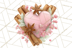 Sweet Treats Patisserie Clipart PNG Valentine Bakery Png Product Image 5