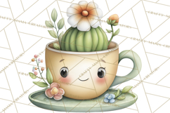 Spring Cozy Home Clipart, Cute Kawaii House Decor Icons PNG Product Image 5