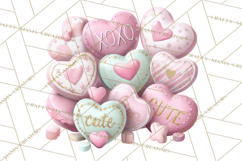 Sweet Treats Patisserie Clipart PNG Valentine Bakery Png Product Image 2