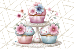 Easter Frogs in Fancy Fits, Cute Spring Clipart Png Product Image 3