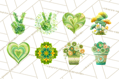Retro 70s Psychedelic Clipart PNG, Groovy Flowers Product Image 5