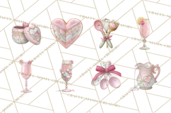 Sweet Treats Patisserie Clipart PNG Valentine Bakery Png Product Image 8