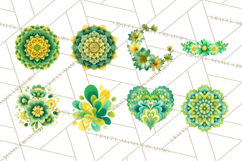 Retro 70s Psychedelic Clipart PNG, Groovy Flowers Product Image 4