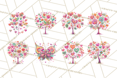 Whimsical Forest Doodle Trees And Animals PNG Clipart Product Image 3