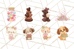 Cute Valentine Animals, Kids Valentine Pets, Adorable Pet Product Image 4