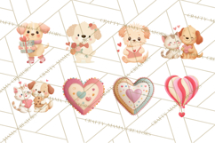 Cute Valentine Animals, Kids Valentine Pets, Adorable Pet Product Image 9
