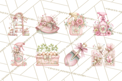 Girly Garden Tools Clipart, Pastel Gardening Clip Art Png Product Image 7