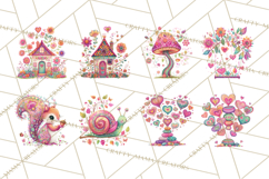 Whimsical Forest Doodle Trees And Animals PNG Clipart Product Image 5