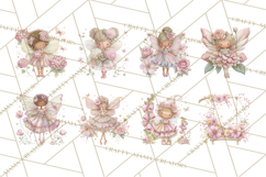 Whimsical Fairy World Clipart, Pastel Fairy Houses Png Product Image 5